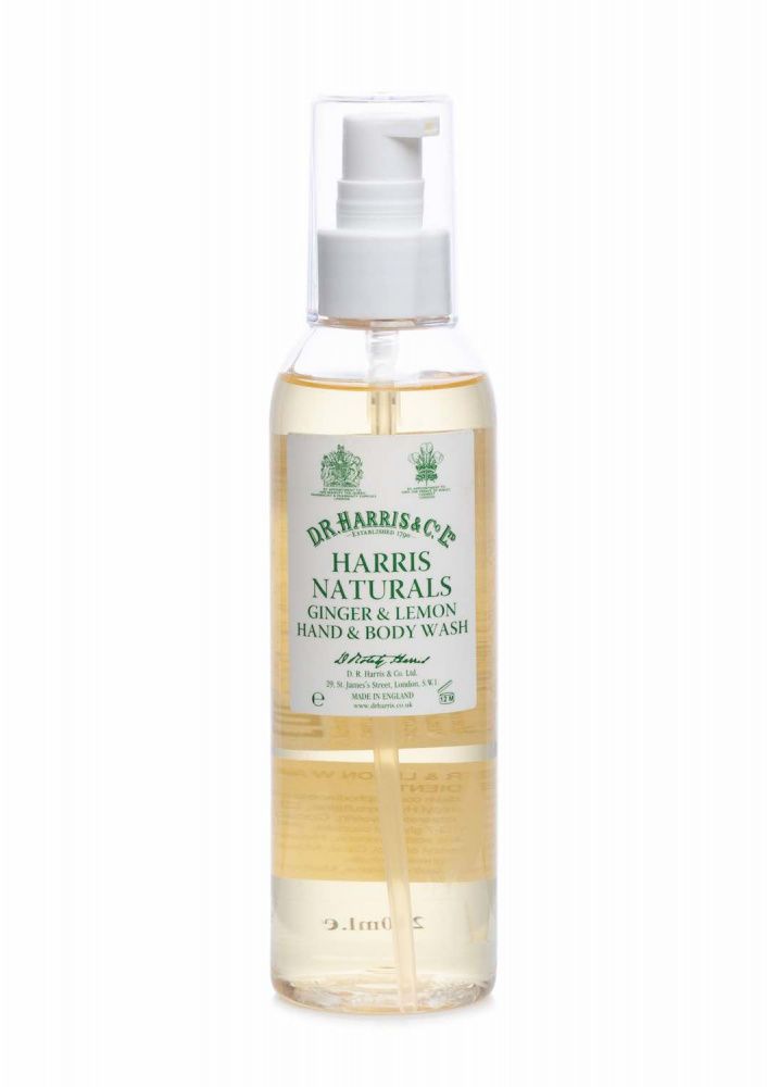 Гель для рук и душа D. R. Harris Naturals с имбирем и лимоном, 200 мл DRH CM HBW GL 531200