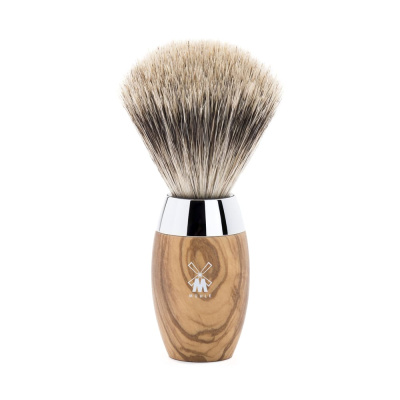 Помазок MUEHLE KOSMO, барсучий ворс категории Fine, олива