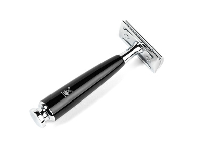 Т-образная бритва MUEHLE RYTMO, черная смола