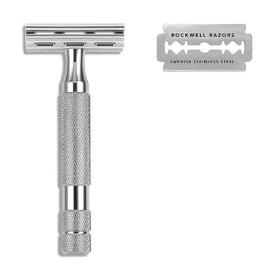 Т-образная бритва Rockwell Razors 2C, белый хром Т-образная бритва Rockwell Razors 2C, белый хром