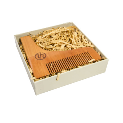 Трафарет для бороды с гребнем Rockwell Razors грушевое дерево Трафарет для бороды с гребнем Rockwell Razors грушевое дерево