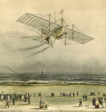 1843 Ариэль, проект «парового воздушного экипажа» У. Хенсона