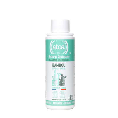 Рефилл для шарикового дезодоранта ATOA, бамбук, 100 мл