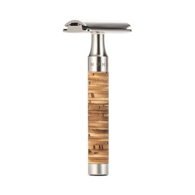 Т-образная бритва MUEHLE ROCCA, сталь, береста, closed comb Т-образная бритва MUEHLE ROCCA, сталь, береста, closed comb