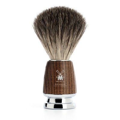 Помазок MUEHLE RYTMO, натуральный барсучий ворс, ясень Помазок MUEHLE RYTMO, натуральный барсучий ворс, ясень