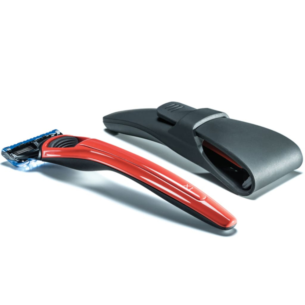 

Набор Bolin Webb X1 с бритвой X1 и дорожным чехлом, Красный, Fusion