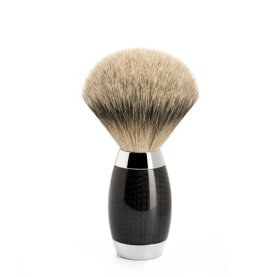 Помазок MUEHLE EDITION, барсучий ворс высшей категории Silvertip, карбон Помазок MUEHLE EDITION, барсучий ворс высшей категории Silvertip, карбон