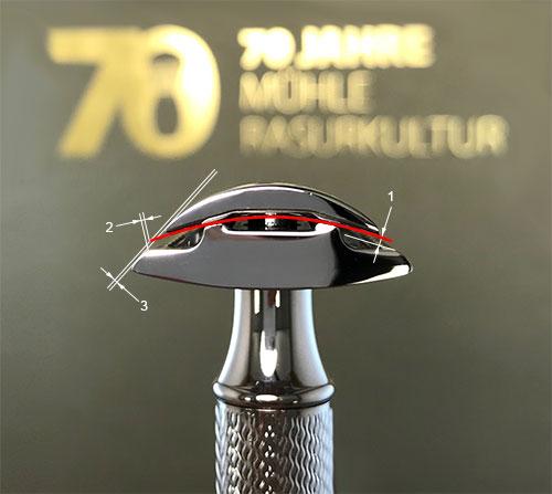 Безопасная т-образная бритва