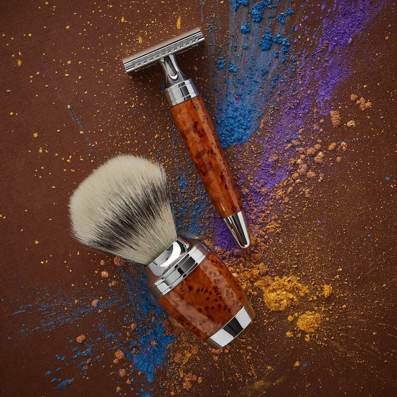 MUEHLE PURIST, бриар, бритва и помазок