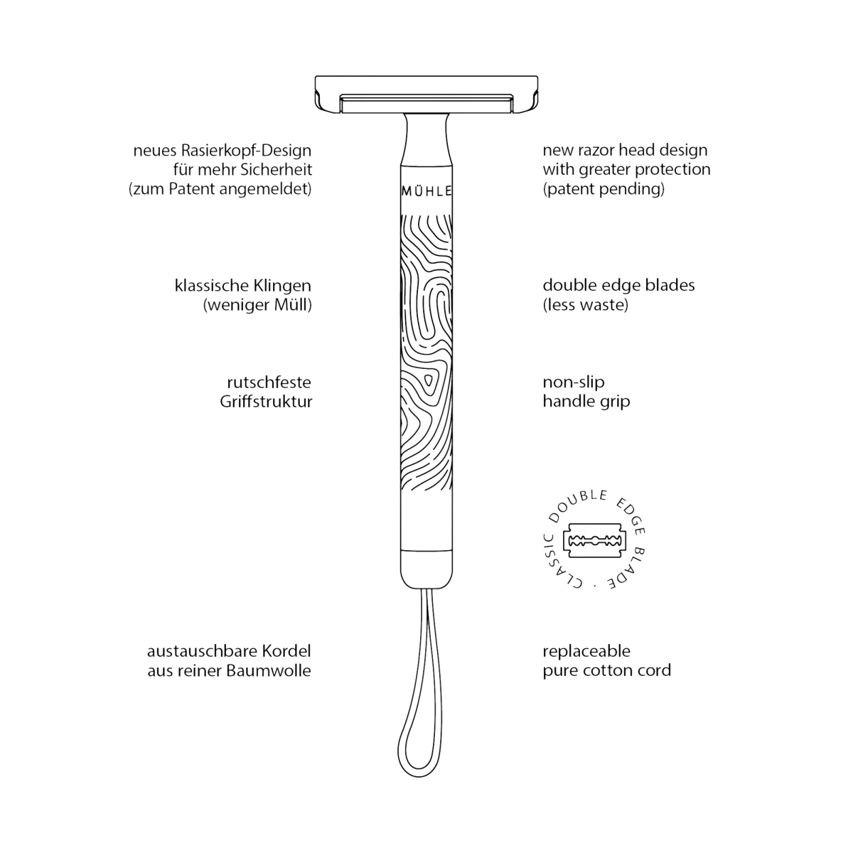 Особенности Т-образной бритвы MUEHLE COMPANION