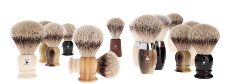 Кисточки для бриться: типология ворса