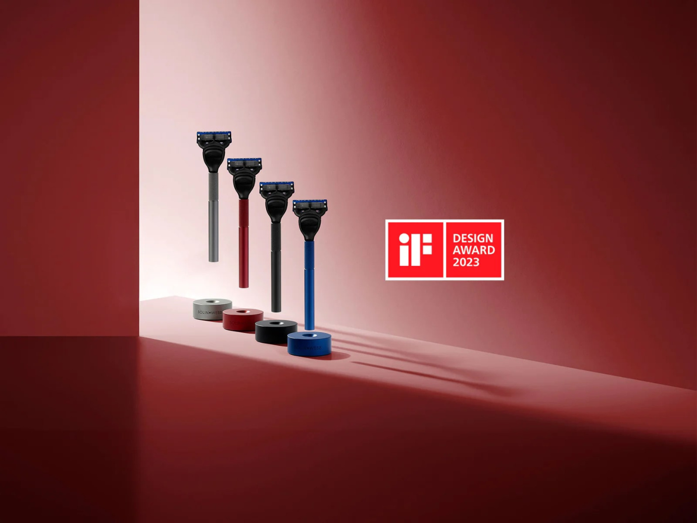 Generation Razors red background