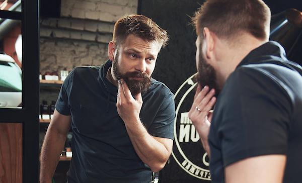 Борода после мытья шампунем