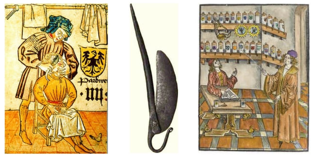 Средневековые бритвы